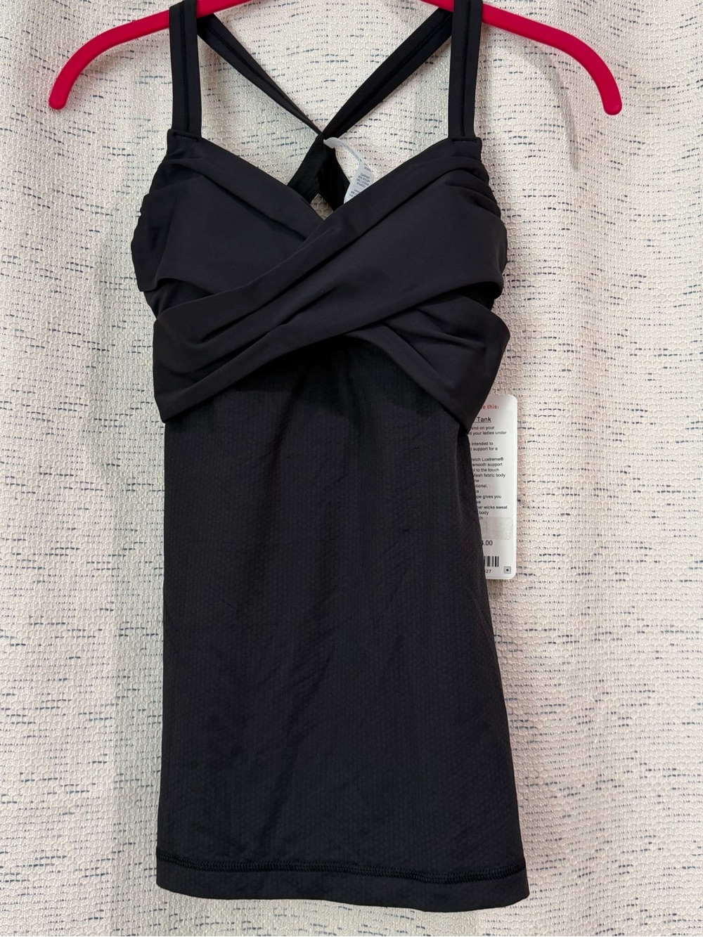 Lululemon Black Wrap It Up Women’s Tank Size 6